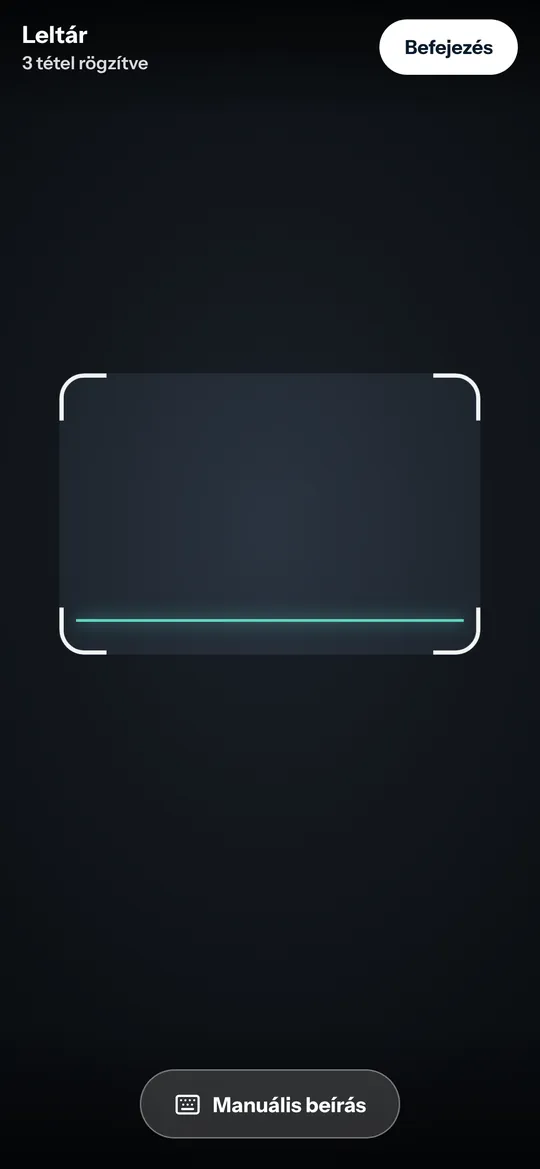 Beolvasás a telefon kamerájával